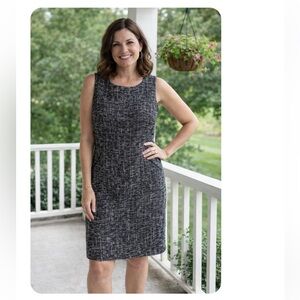 Dana Buchman Wool Sheath Dress Size 14